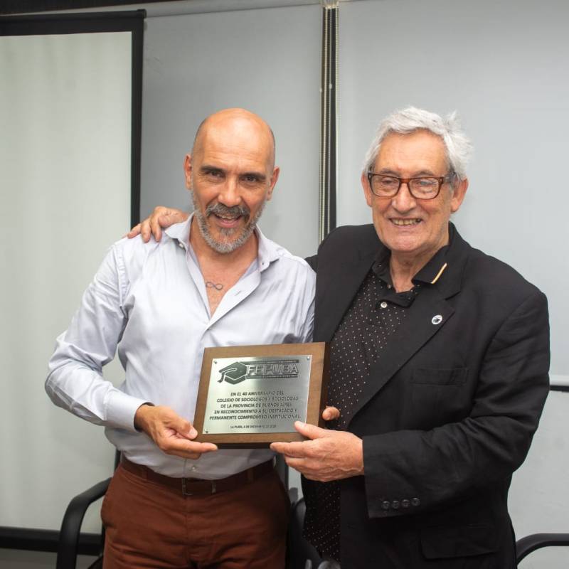 FEPUBA presente en el acto institucional de cierre de año del Colegio de Sociólogos