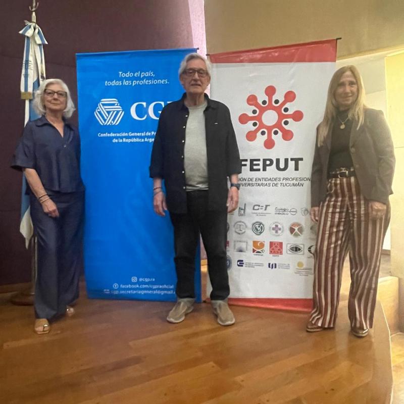 En Tucumán: FEPUBA participó del IX Encuentro Nacional de Profesionales Universitarios y de la Junta de Gobierno de la CGP