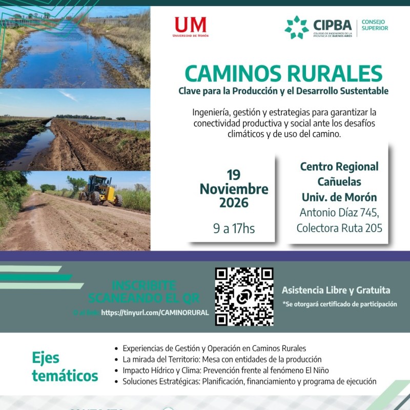 Inudaciones, caminos rurales y falta de Obras: Ingenieros debaten sobre «El Niño»